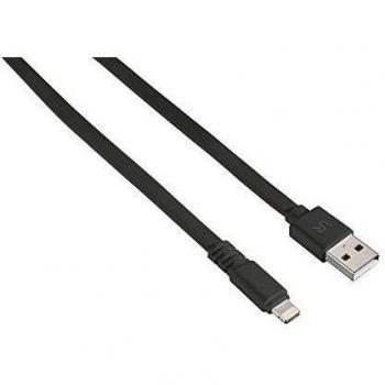 Trust Urban - Cable Lightning plano anti-enredos para iPhone, 3 metros