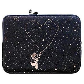 La Volatil Funda Blanda para 16 MacBook Pro A2485 M1 Pro/MAX 2021 /A2141 2019, 15 MacBook Pro Retina, 15,6 ASUS TUF Gaming / ROG Zephyrus, 15 Surface Book 3/2, Bolso Portátil Antigolpes Estrellas