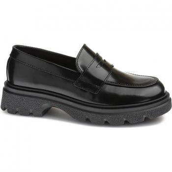 Mocasines de niña Pablosky 861710 de piel con plantilla amortiguadora