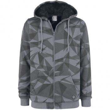 R.E.D. by EMP Is It Over Yet Capucha con Cremallera Gris/Camuflaje XL
