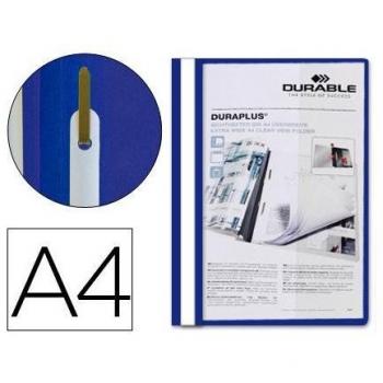 Carpeta Duraplus DIN A4 con Fastener Azul Durable 2579-06