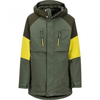 Marmot Boy's Gold Star Chaqueta, Niños, Crocodile/Rosin Green, Medium