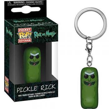 Funko Keychaim Rick & Morty Keychain Pickle Rick, Multicolor