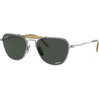 Ray-Ban Titanium Chromance Polarized Geometric Sunglasses RB 8064 (9206K8)