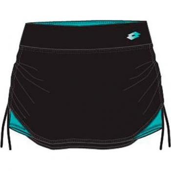 Lotto Xride Skirt W - Falda para mujer, color negro / verde, talla 2XL