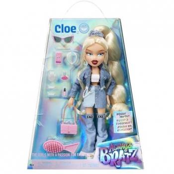 Muñeca Bratz Alwayz Cloe 25cm con 10 accesorios y póster, juguete infantil ideal a partir de 6 años