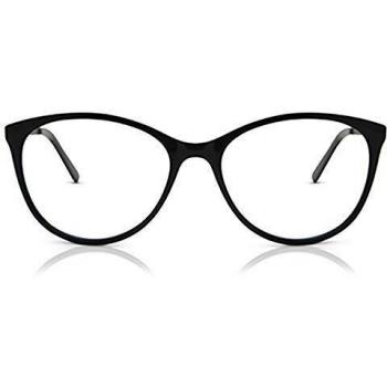 Cat Eye Montura Completa de Plástico Negra con Lentes Recetadas para Mujer - Gafas Anti-Azules - SmartBuy Collection