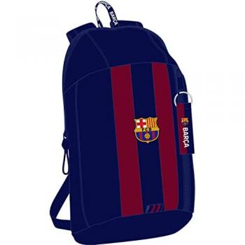 Mini Mochila Cremallera Vertical F.C. Barcelona 1er Equipo 23/24, mochila de senderismo, color rojo y azul marino, dimensiones 22 x 39 x 10 cm