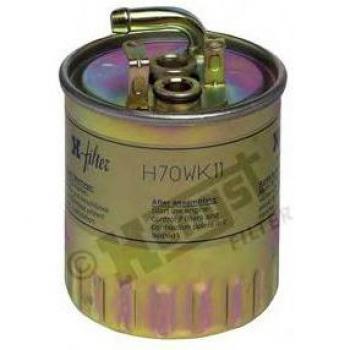 Filtro de combustible HENGST FILTER H70WK11, alta eficiencia de filtración, diseño optimizado para un flujo de combustible constante, fabricado con materiales duraderos y resistentes a la corrosión, compatible con múltiples modelos de vehículos