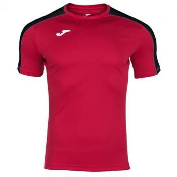 Camiseta de fútbol Joma Academy III manga corta hombre/niño rojo negro