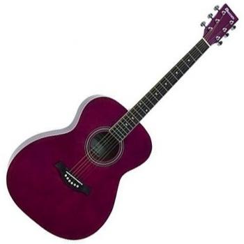 Dimavery 26242003 AW-303 - Guitarra acústica, color rojo
