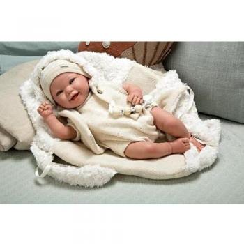 MUÑECA Reborn ARIAS 45 CM Diego C/Saco DE Dormir