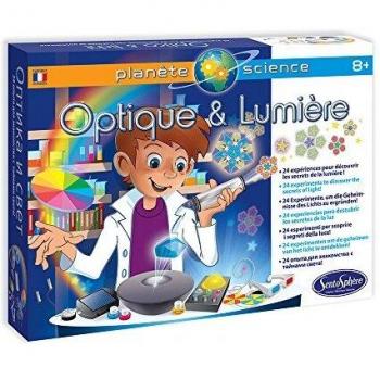 Sentosphère- Kit SCIENTIFIQUE Optique et Lumière, Color Bleu