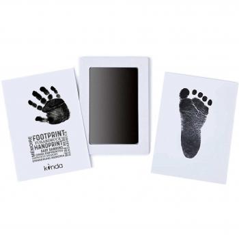 BebéClean Touch huella de la mano o la huella - almohadilla de tinta | Seguro para bebés - sin contacto con la piel | de kiinda