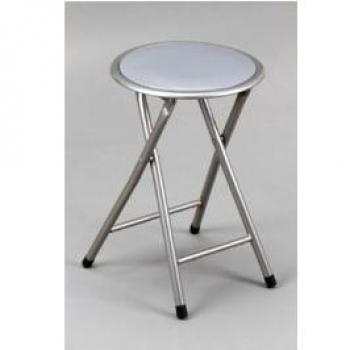 Kit Closet - Taburete Plegable, color Gris, 30 x 30 x 40 cm