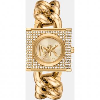 Michael Kors MK4711 Women's Gold Stainless Steel Chain Lock Watch