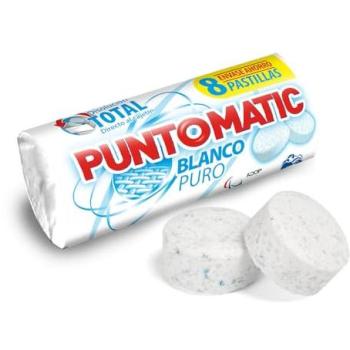 Pastillas para Lavadora en Polvo sin Lejía Hostelpak | Eliminación de Manchas | Fragancia Fresca | Blanco Puro - Pack de 8 Capsulas