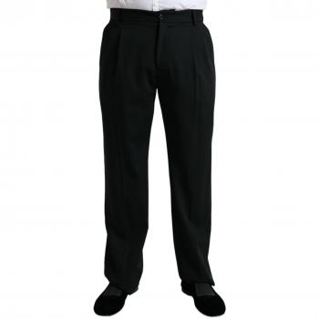 Dolce & Gabbana Black Wool Formal Straight Fit Dress Pants - IT48 | M