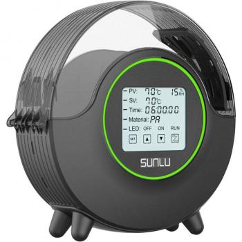 Secador de Filamentos SUNLU S2 para Impresora 3D, Rápido y Uniforme, con Ventilador y Calefacción, Capacidad Máxima 210 x 85 mm, Compatible con Filamentos de