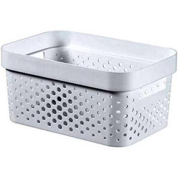 Caja de Almacenamiento Curver Infinity 4.5L Blanco, Plástico 100% Reciclado