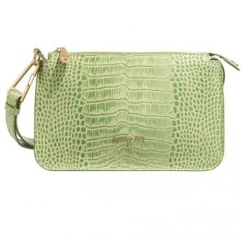 Patrizia Pepe Green Leather Crossbody Bag for Women - One Size