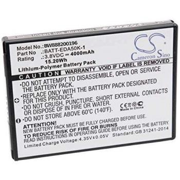 Batería Recargable Li-Polymer 4000 mAh para Honeywell BAT-EDA50, BATT-EDA40-1, BATT-EDA50K-1, Escáner de Códigos de Barra y