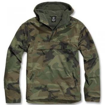 Brandit Men's Green Windbreaker Jacket - Size L