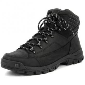 Botas de hombre Caterpillar Threshold Hiker WP de piel negra con cordones - Talla 44
