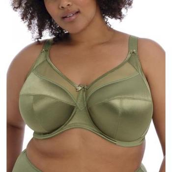 Goddess Keira Underwired Full Cup Bra - Green Elastane - Size 36E