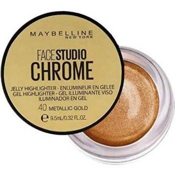 Iluminador en Gel Chrome 40 Oro Metálico de Maybelline