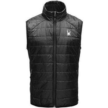 Spyder Glissade Chaleco, Hombre, Negro, XL