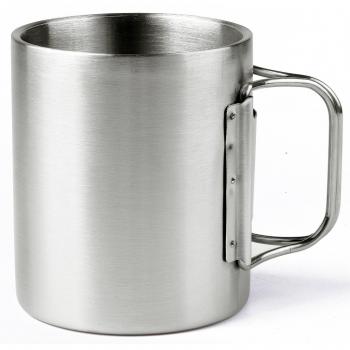 OUTDOOR FREAKZ Taza de Camping y Actividades al Aire Libre de Acero Inoxidable atacado con el Plegamiento