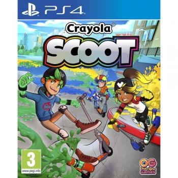 Crayola Scoot - Juego de PS4, multijugador, colorido, basado en la creatividad y el arte, incluye personajes personalizables, pistas de carreras divertidas y mecánicas de juego únicas