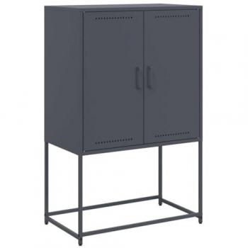 Highboard Antracita 68,5x38,5x107 cm Acero