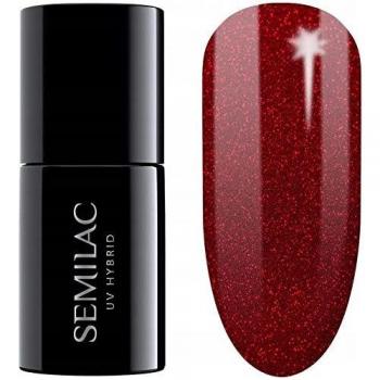 Esmalte Semipermanente Semilac - 347 Rojo Bonito con Brillo - 7ml