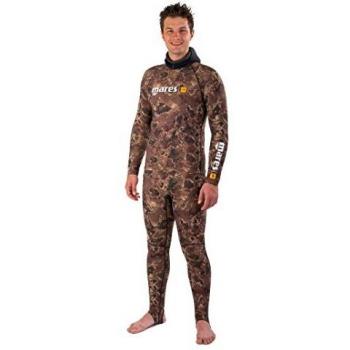Mares Rashguard Camo Brown - Pantalones unisex, color marrón, talla S5