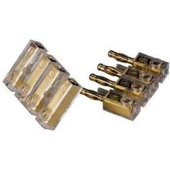 Conector Hama 4 Pines para Soundboard, Cable de Audio y Video, Conexión Transparente