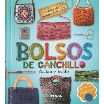 Bolsos de ganchillo con lana y trapillo