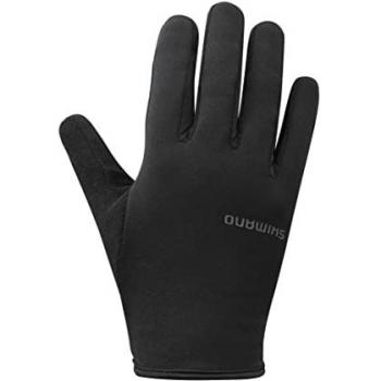 Guantes de Ciclismo Shimano Light Thermal Negro, Guantes largos Shimano Light Thermal negro mate - L, SHIMANO Clothing - Guantes térmicos Ligeros, Unisex, Color Negro, Talla L