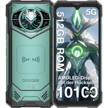 Smartphone DOOGEE S200X 5G, 12GB RAM, 512GB ROM, Pantalla AMOLED de 6.72, Cámara AI de 100MP, Batería de 10100mAh, Android