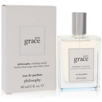 Philosophy Pure Grace Eau de Parfum Spray 60ml - Fragrance, Women's Perfume, Fresh and Clean Scent, Notes of Water Lily, Jasmine, and Musk, Long-lasting Wear