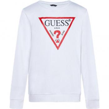 Guess Boys' Regular Fit White Sweatshirt L73Q09 KAUG0