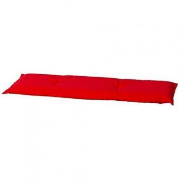 Madison cojín – Banqueta, diseño Panama 75% algodón 25% poliéster Rojo, 75% algodón/25% poliéster, Rojo, 150 x 48 cm