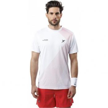 Camiseta Drop Shot Airam JMD Manga Corta Blanco