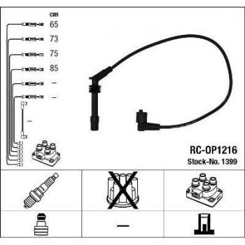 Juego de cables de encendido NGK 1399
