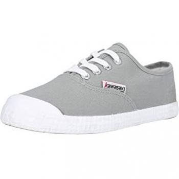 Zapatillas Kawasaki Base para Mujer K202405 Gris Tela Plano Cordones Casual EU 39