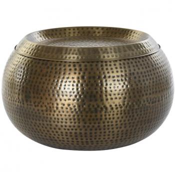 Mesa auxiliar Glamour Dorado Metal 66 x 66 x 40 cm