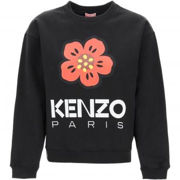 Kenzo Bokè Flower Crew-Neck Sweatshirt - L Black