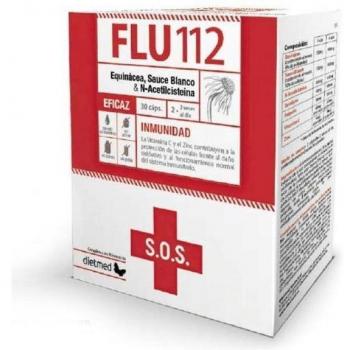 Flu112 - Dietmed - 30 Cápsulas - Refuerzo del Sistema Inmunitario