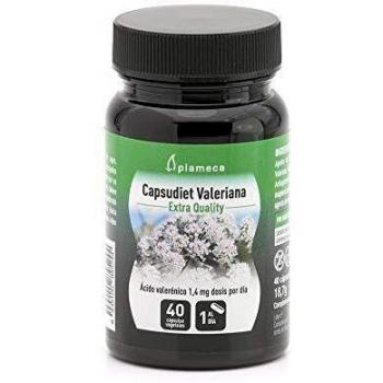 Plameca Valeriana - 40 Cápsulas, color Negro, 190 g